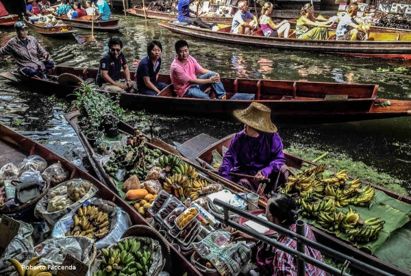 Floating market bangkok tailÂndia cc roberto faccenda