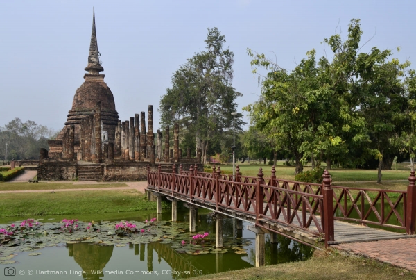 Wat sa si sukhothai © Hartmann Linge, Wikimedia Commons, CC-by-sa 3.0 https://creativecommons.org/licenses/by-sa/3.0/deed.en
